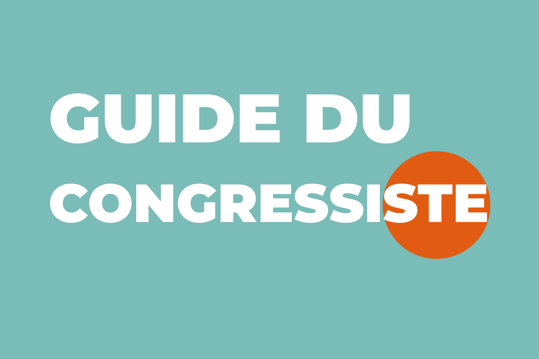 Guide du congressiste
